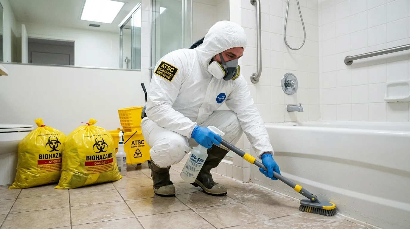 Decontamination equipment deployed for Blood Cleanup in Parkwood Manor